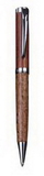 Custom 5801R - Istrich Leather Ballpoint Pen with Rosewood Top