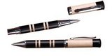 Custom 58813-M - Infusion-Black Metal and Maplewood Ballpoint & Rollerball