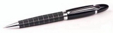 Custom 59101 - Inplaid Criss Cross Barrel Ballpoint Pen
