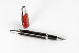 Custom 59403-RD-BK - Instructor2 Series Cap-off Rollerball Pen