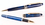 Custom 6013-BLUE-MARBLE - Ineuro Ballpoint Pen & Rollerball Set - Blue, Price/set