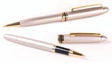 Custom 6013-SILVER - Ineuro Ballpoint Pen & Rollerball Set - Silver