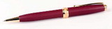 Custom 6701-BURGUNDY - Best Seller - Inluxus Executive Twist Action Ballpoint Pen with Gold Appointments