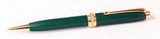 Custom 6701-GREEN - Best Seller - Inluxus Executive Twist Action Ballpoint Pen with Gold Appointments
