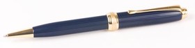 Custom 6701-NAVY - Best Seller - Inluxus Executive Twist Action Ballpoint Pen with Gold Appointments