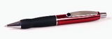 Custom 7301-BURGUNDY - Ignite Rubber Cushioned Fingergrip Retractable Ballpoint Pen