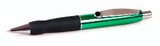 Custom 7301-GREEN - Ignite Rubber Cushioned Fingergrip Retractable Ballpoint Pen