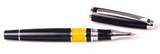 Custom 7803-YELLOW - Intrepid Rollerball Pen with Yellow Stone Accented Barrell