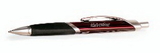Custom 8601-RED - Intriad Triangular Retractable Ballpoint Pen with Rubber Grip