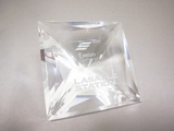Custom GDPW-S - Glass Diamond Paperweight