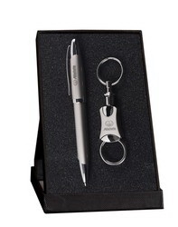 Custom GFTS-SM9 - 59401-Sk Twist Action Ballpoint Pen & 2708 Key Chain