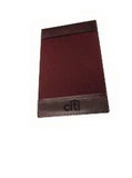 Custom GL-JOT-COLORS-BURGUNDY - Bonded Leather Jotter Pad with Note Paper