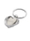 Custom K998 - Millennium Series Silver Spinning Heart Shape Gyro Keychain, Price/each