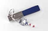 Custom KC2-BL - Valet Key Chain with Deluxe Gift Box