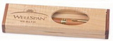 Custom WBO-11 - Wood Gift Case Single Slot Two Tone Wood Finish Maple and Rosewood