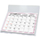 Custom 0275 - Desk Calendar with Mailing Envelope, 6 3/8" W x 6 1/8" H, Price/each