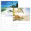 Custom Triumph Calendars 1708 Beaches Calendar, Digital, 11"w x 10"h Closed, 11"w x 19"h Open, Price/each