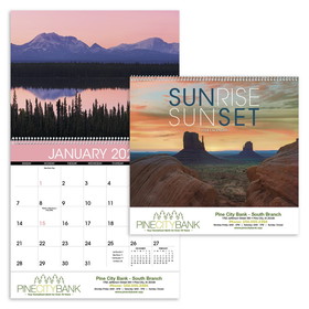 Custom Triumph Calendars 1715 Sunrise Sunset Calendar, Digital