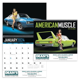 Custom Triumph Calendars 1854 American Muscle Calendar, Digital
