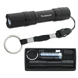 Custom 21077 Rugged Flashlight, Aluminum, 3-3/4