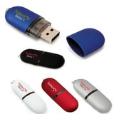 16 GB Oval USB 2.0 Flash Drive