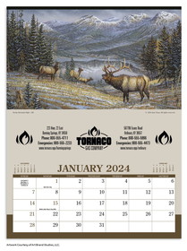 Custom Triumph Calendars 3106 Wildlife Art Calendar, Offset