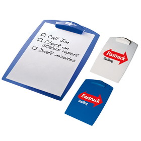 Custom 31321 Message Clipboard, Plastic, 9-7/8"w x 13-5/8"h