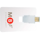 Custom 2 GB Flip Card USB 2.0 Flash Drive