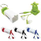 Good Value 31908 Phone Amplifier Keychain with Earbuds