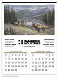 Custom Triumph Calendars 3208 Wildlife Art Calendar, Offset