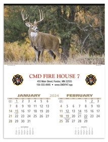 Custom Triumph Calendars 3213 Wildlife Calendar, Offset, 17"w x 23"h