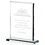 Custom Jaffa 35221 Vertical Gem Cut Award - Large, Starfire Glass, Price/each