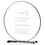 Custom Jaffa 35228 Round Gem Cut Award - Medium, Starfire Glass, Price/each