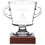 Custom Jaffa 35388 Nantucket Cup with Wood Base, Glass, Price/each