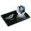 Jaffa Custom 35434 Global Paperweight, Optical Crystal Globe on Black Glass Base, Price/each