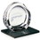 Custom Jaffa 35471 High Tech Award on Black Glass Base - Medium, 24% Lead Crystal on Black Glass Base, Price/each