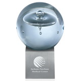 Custom Jaffa 35544 Extraterrestrial Glass Award - Medium, Art Glass on Zinc Base
