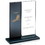 Custom Jaffa 35741 Harlequinn Award - Vertical, Black and Starfire Glass, Price/each
