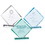Custom 36421 Diamond Ice Acrylic Award - Medium, Acrylic, Price/each