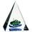 Jaffa Custom 36437 Pyramid Of Success Glass Award, Art Glass, Price/each
