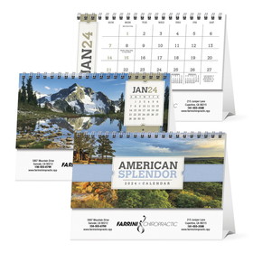 Custom Triumph Calendars 4251 American Splendor Desk Calendar, Digital