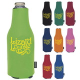 Custom Koozie 45417 Zip-Up Bottle Kooler, Polyester with Foam Backing