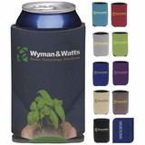 Custom Koozie 45823 Collapsible Eco Can Kooler, Polyester with Foam Backing