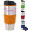 Custom 45926 Color Grip Tumbler - 18 Oz., Stainless Steel, PP (Polypropylene) Plastic, Price/each