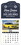 Custom Triumph Calendars 5324 Memorable Muscle Stick Up Grid Calendar, Foil Stamp, Price/each