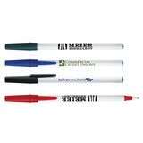 Custom 55123 Promo Stick Pen, Plastic, 5-15/16