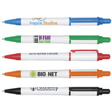 Custom 55422 Axiom Plunger Action Pen, Plastic, 5-5/8