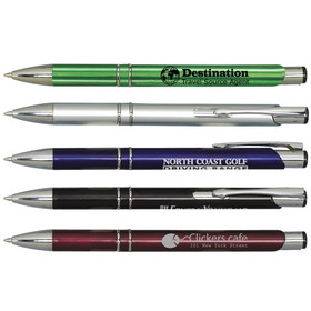 Custom 55425 Zenith Pen, Plastic, 5-7/16"l x 7/16" dia.