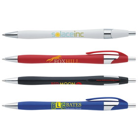 Custom 55665 Chrome Dart Pen, Plastic, 5-23/32"l x 19/32"dia.