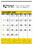 Custom Triumph Calendars 6101 Yellow & Black Contractor's Memo (13-Sheet) Calendar, Price/each